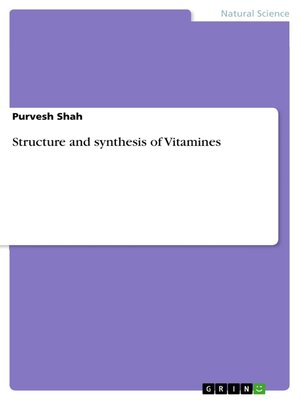 cover image of Structure and synthesis of Vitamines